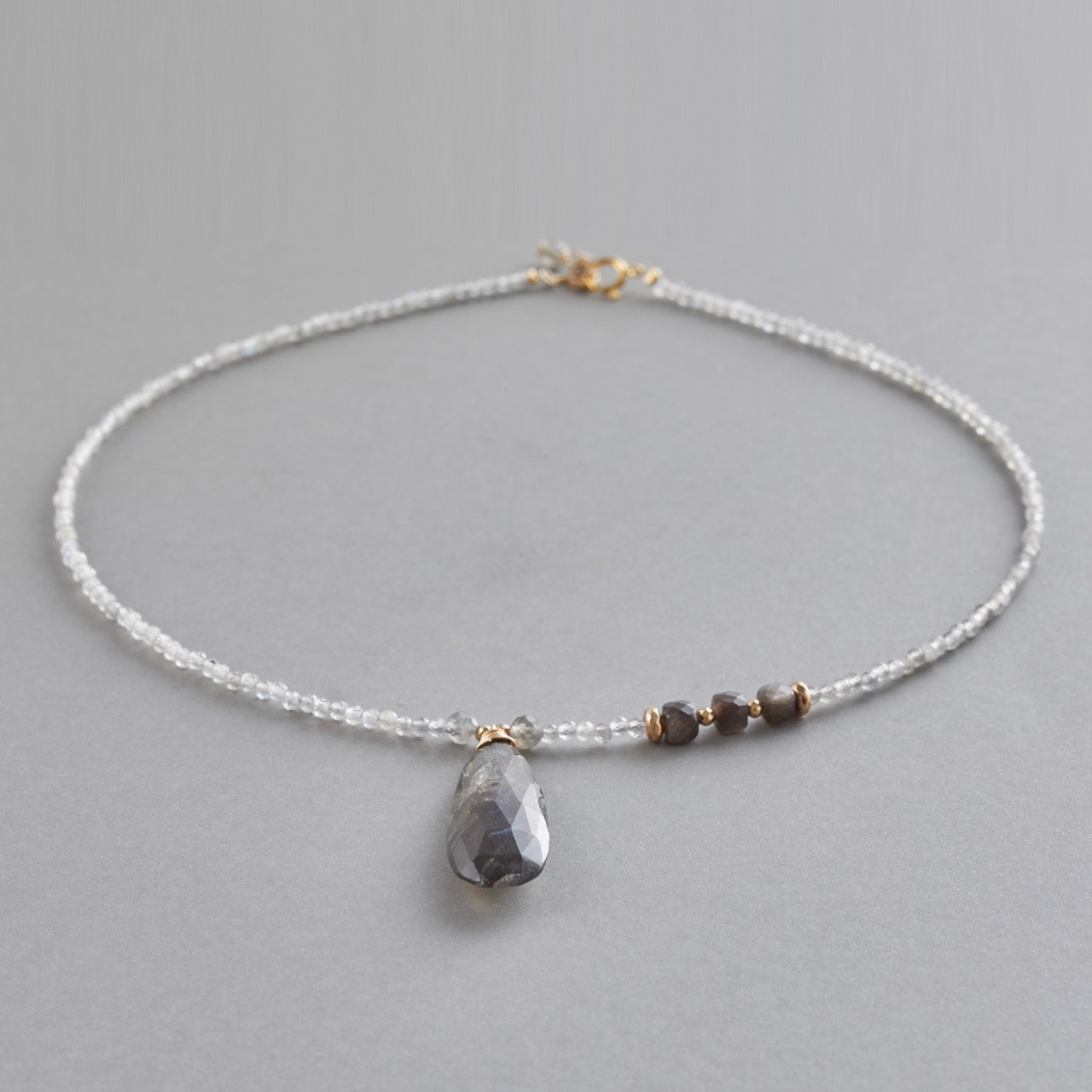 大人かっこいいデザイン！ k14gf ラブラドライト コクヨウセキ ne1225