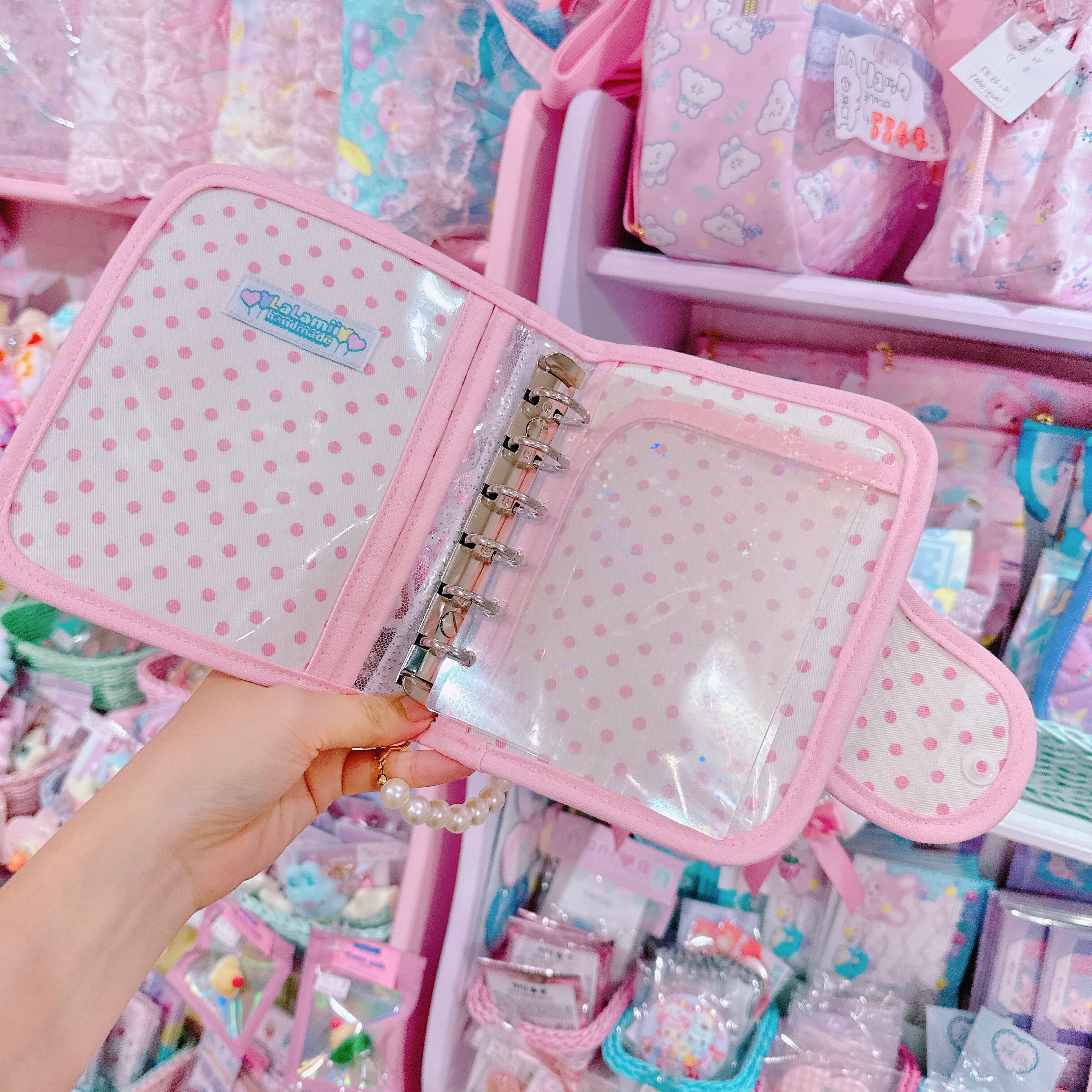 【E3】95-4 6穴シール帳（リフィル付き）