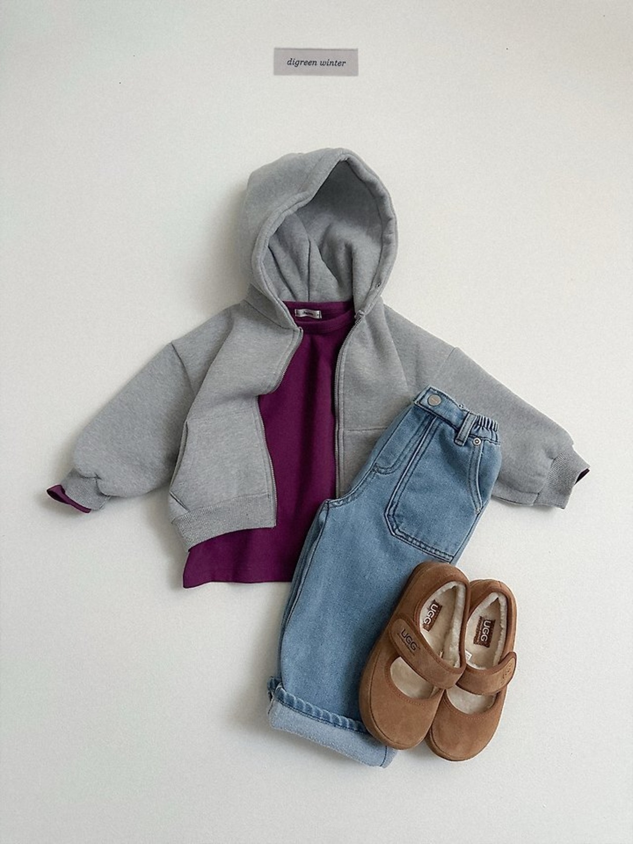 〖取寄〗韓国子供服 / 26winter / Digreen / ファティーグデニム / キッズ / 冬服 *S~2XL*