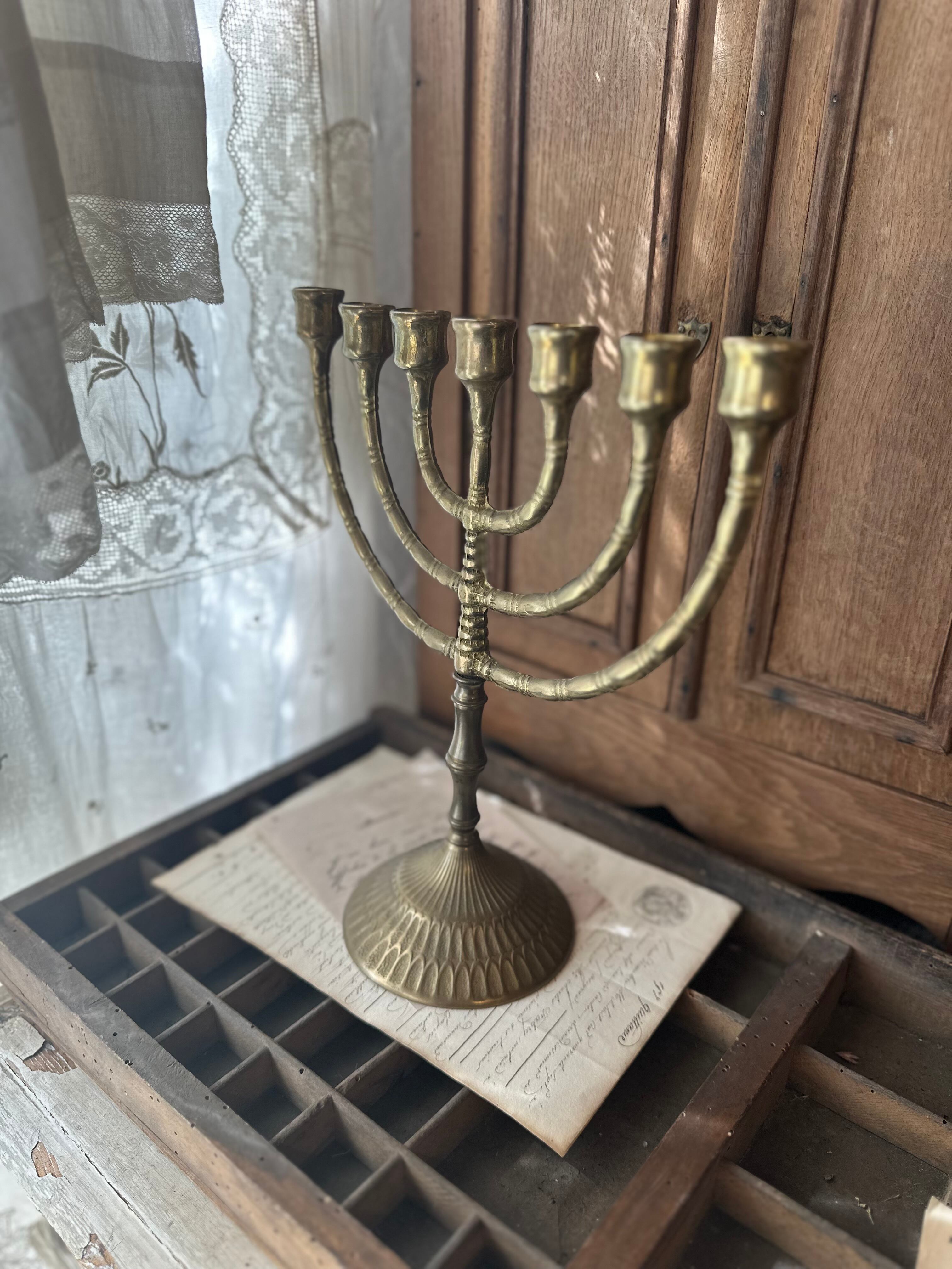 7灯メノーラーキャンドルホルダー 燭台 | Brocante de La Cocotte
