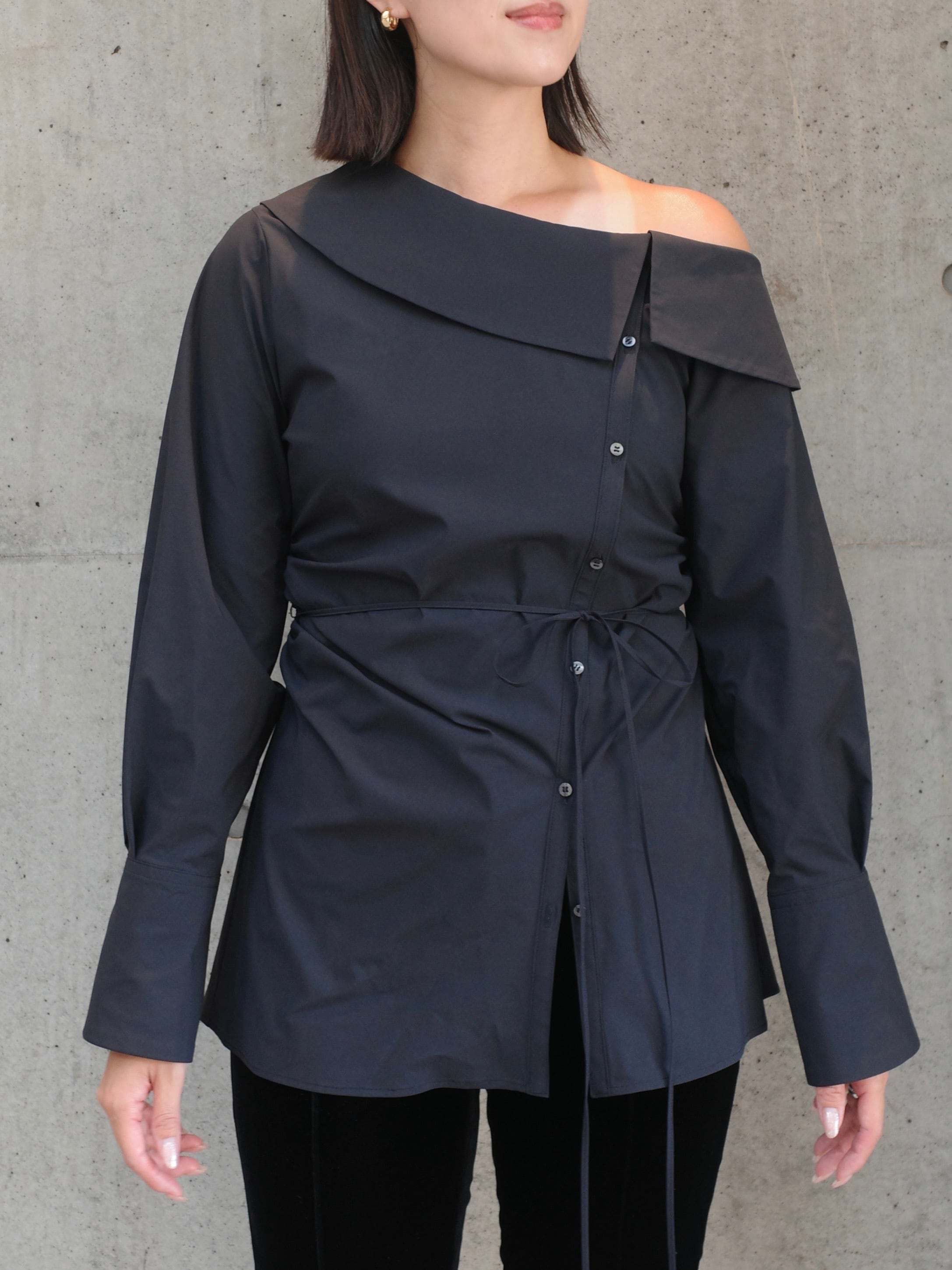 【予約】muse blouse / black (10月下旬発送予定)