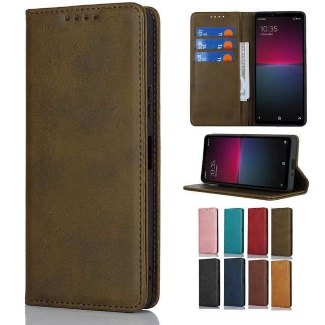Cavor AQUOS sense plus SH-M07/Android One X4 ケース手帳型AQUOS sense plusカバー手帳型Android One X4 財布型 携帯 カバーSH-M07スマホケースタンド機能 sense plus スマホケース 落ち着いた色カードケースAQUOS sense plus 携帯カバー カード入れ 横置 合成皮革 内蔵マグネットト【ダークグリーン】