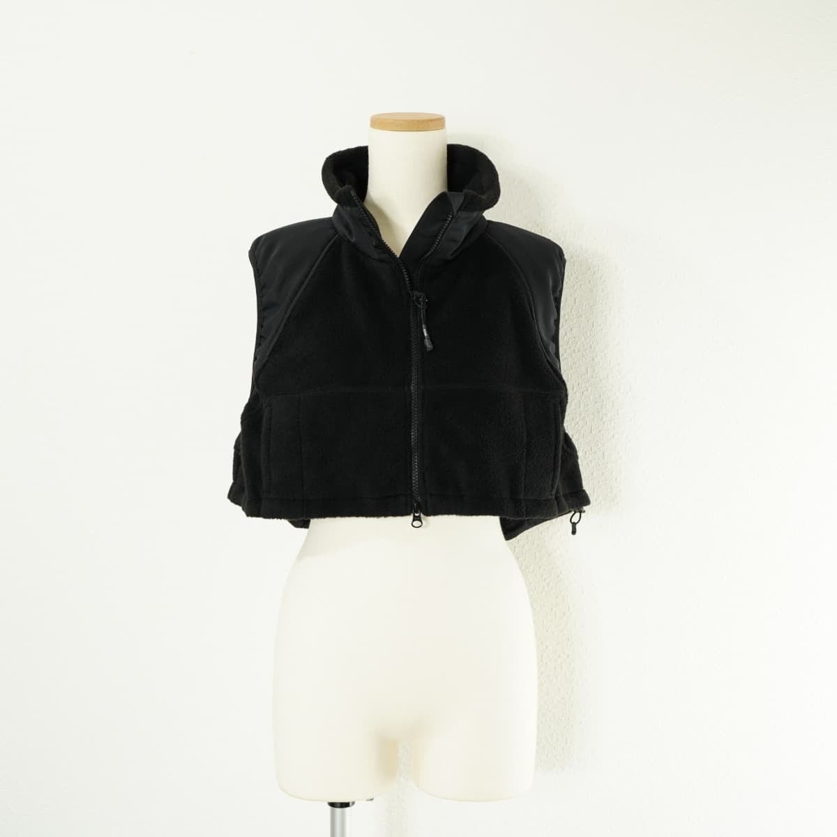 AMERI アメリ WAVE COLLAR ANGULAR VEST ウェーブ カラー アングル