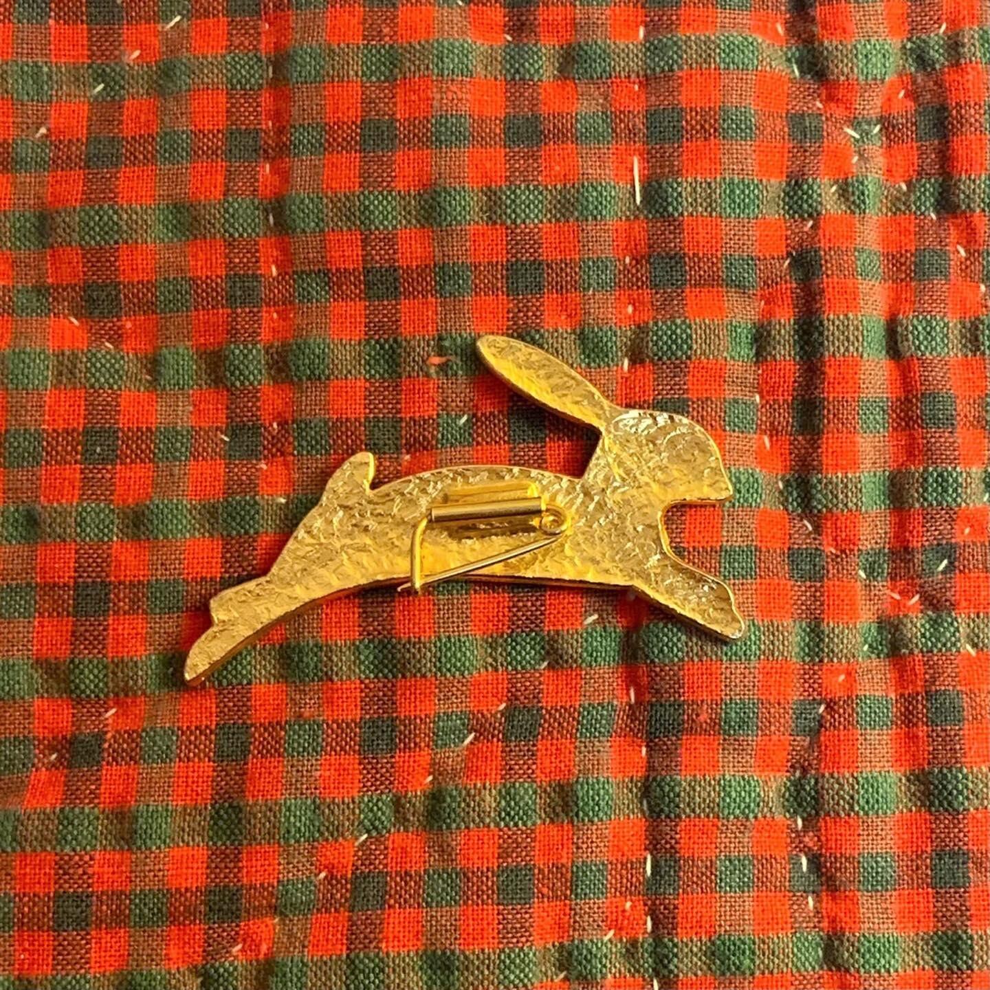 おつきみ ☽ red eye rabbit brooch