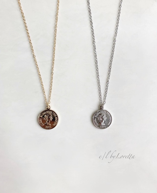 (全2色)”coin" Necklace  0008