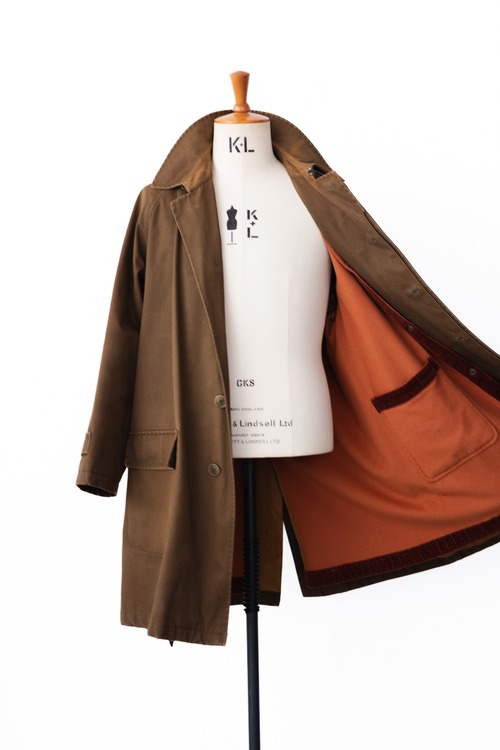 ［00's］"ARNYS PARIS" 《Équestre》 Cotton Riding Coat with Silk Wool Detachable Lining