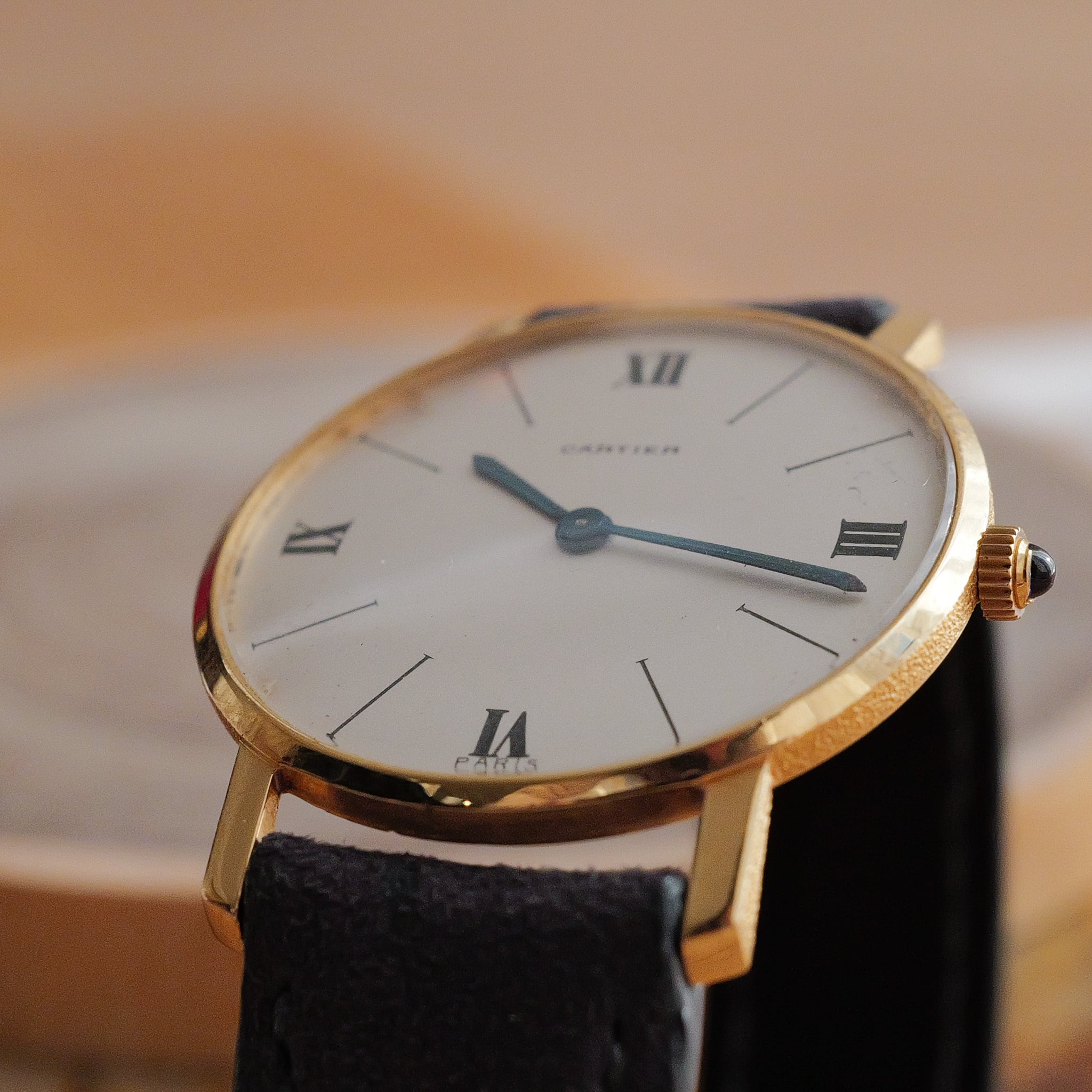 カルティエ ロンド ルクルトムーブメント 1970年代 PARIS dial Cal.838