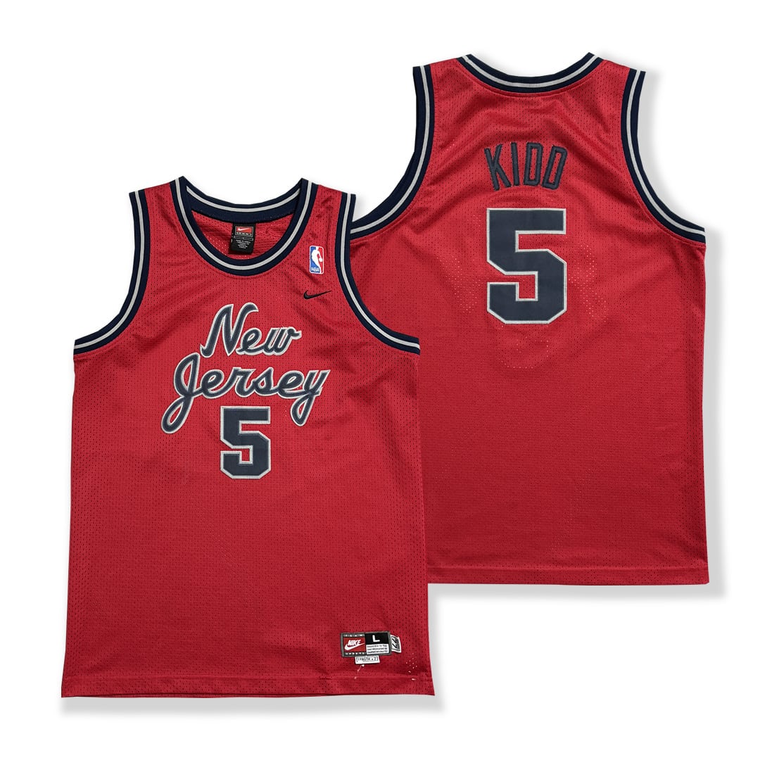 Jason Kidd 【New Jersey Nets】 Kids Game Shirt. NIKE