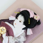 【羽衣 美月刺繍 9号】 ｜羽子板アクリルケース飾り thumbnail 7