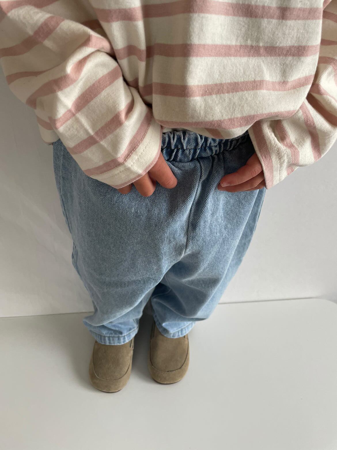 【即納】denim suspender&pants set / bonito