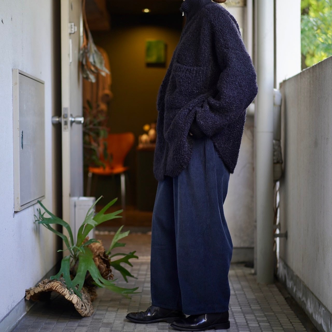 CORDERA(コルデラ)WOOL AND MOHAIR JACKET BLACK 230412-B-1 | Debby