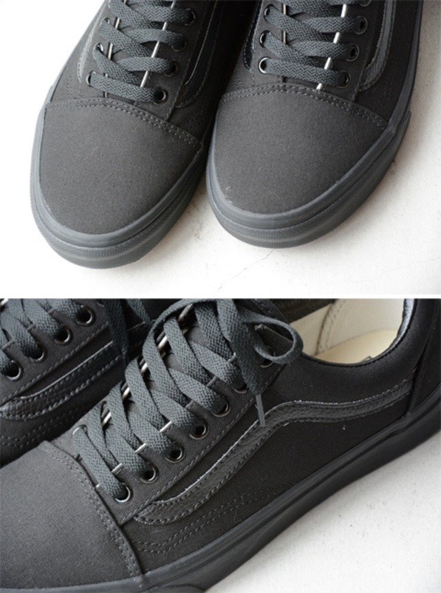 VANS(バンズ)USモデルOLD SKOOLオールドスクール(VN000D3HBKA)BLACK/BLACK