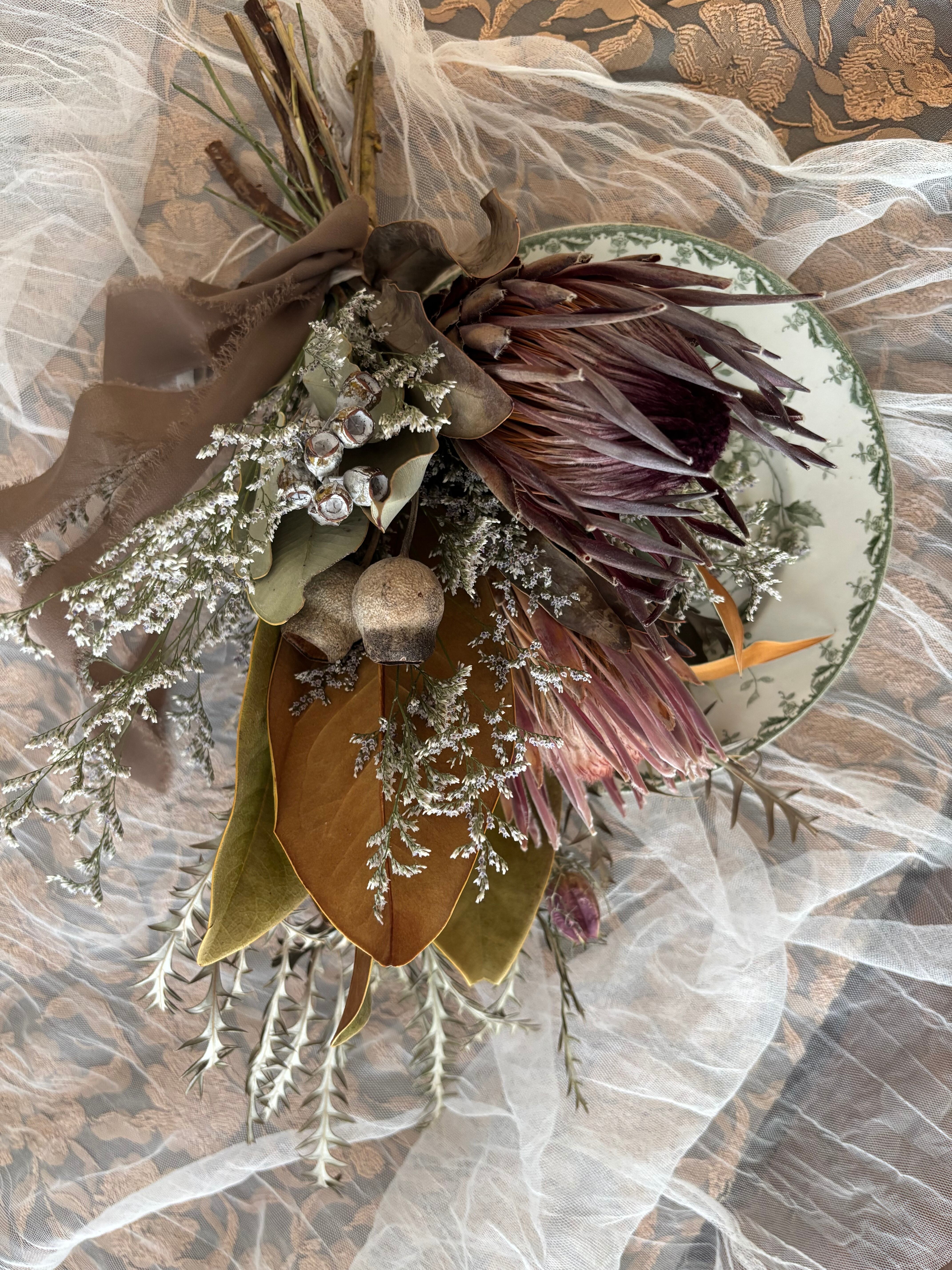 ＊Natural＊秋色紫陽花とブラウンリース☆ドライフラワーリース 秋色紫陽花と小花の秋リース:ドライフラワーリース リース 花