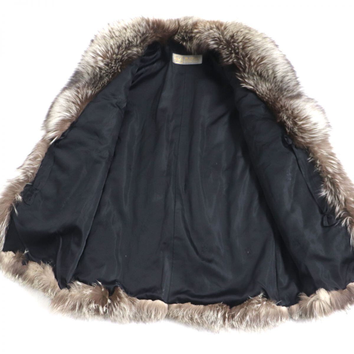 良品▲MINK ミンク 本毛皮ショートコート ジャケット ブラウン 11号 毛質艶やか・柔らか◎ 美品○MINK ミンク 本毛皮ショートコート ジャケット ダークブラウン