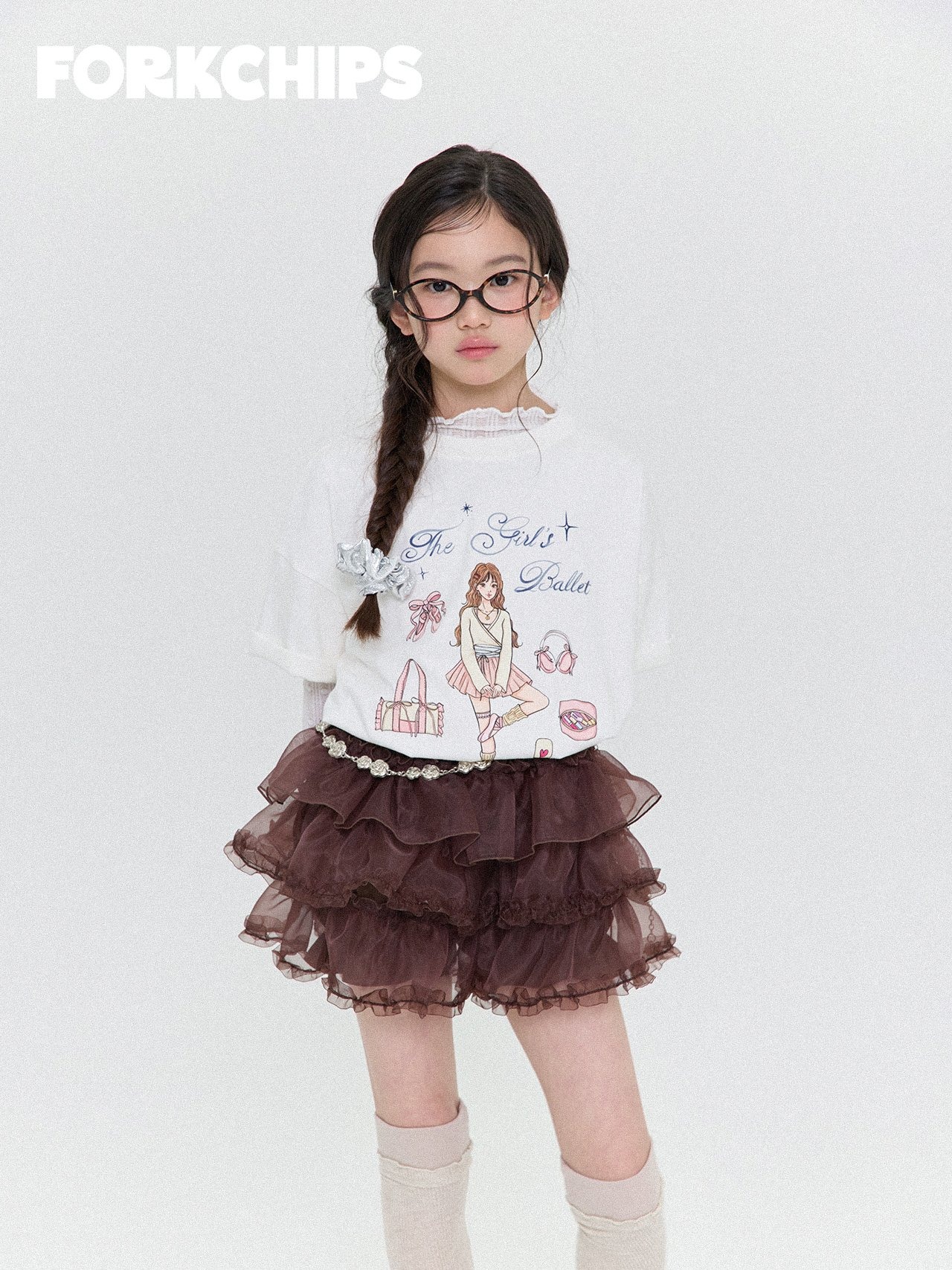 [FORKCHIPS] 발레코어티셔츠 (JS/JM/JL/JXL) / [포크칩스] 발레코어티셔츠 (JS/JM/JL/JXL)