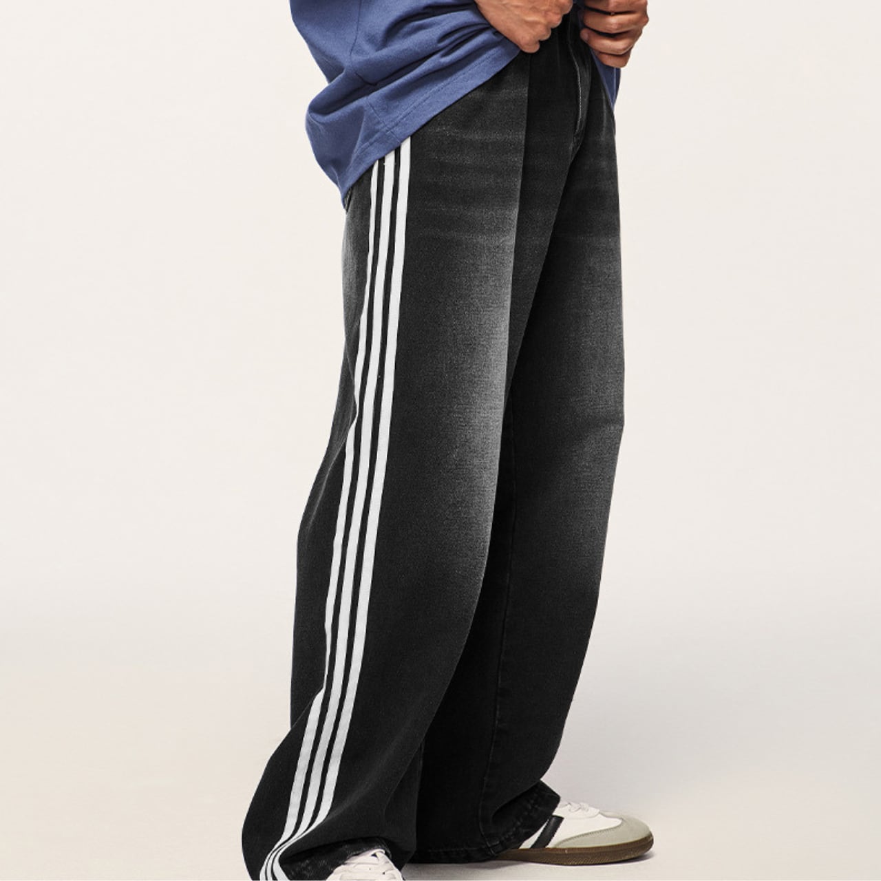 ストリート メンズ サイドライン デニム ユニセックス サイドラインデニムパンツ / Sideline Denim Pants | INOCENCE