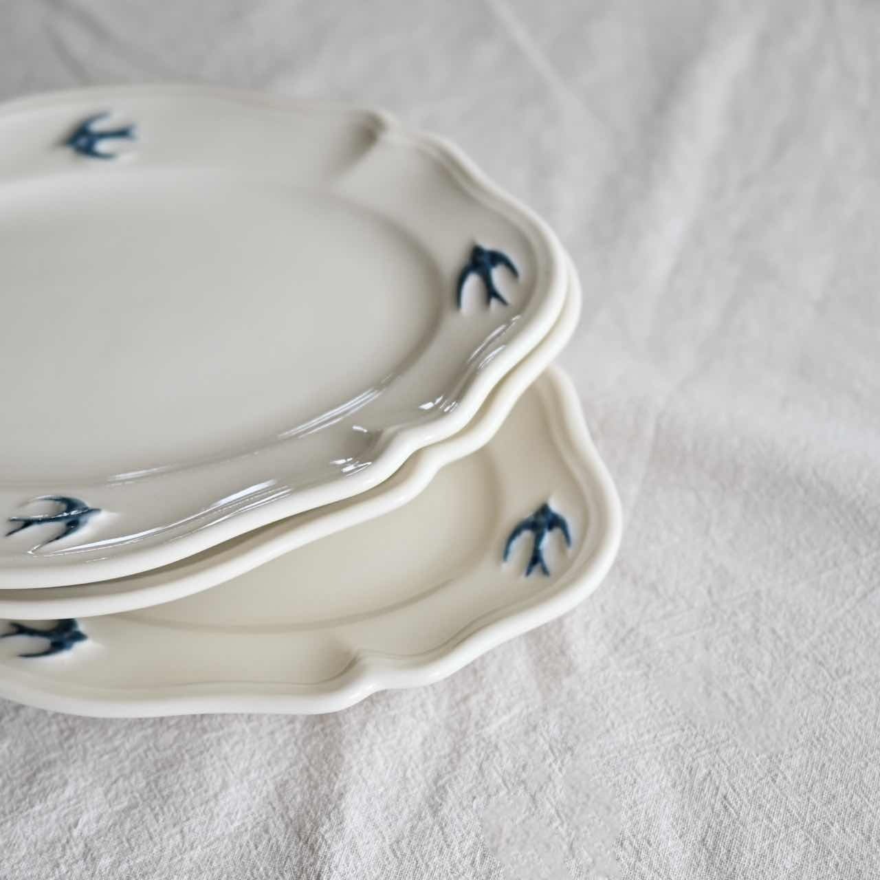 再入荷 】アーリーバード オーバルプレートS アンティーク 調