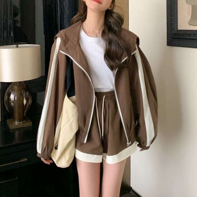 セットアップ ジャケット パンツ レディース 長袖 上下セット 2点