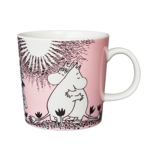 ARABIA（アラビア） Moomin（ムーミン） マグカップ300ml ピンク