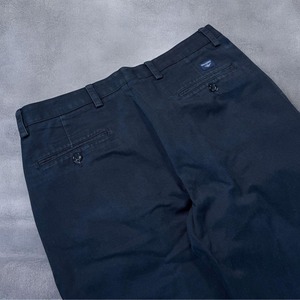 DOCKERS 2TAC CHINO PANT Black W34L30 古着