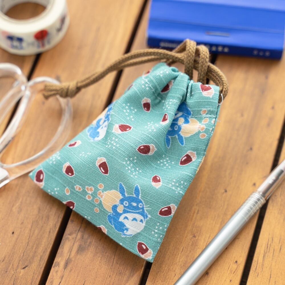 となりのトトロ きんちゃくすたんぷ 中トトロとドングリ（スタンプ