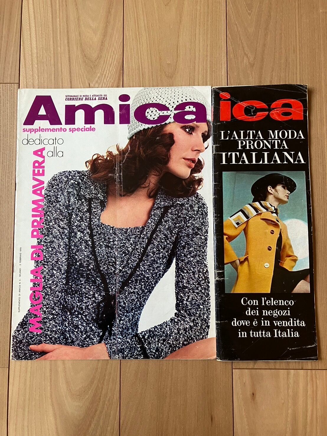 TBO163】Amica 1970 雑誌 イタリア ファッション雑誌 洋書 | ツバメヤ