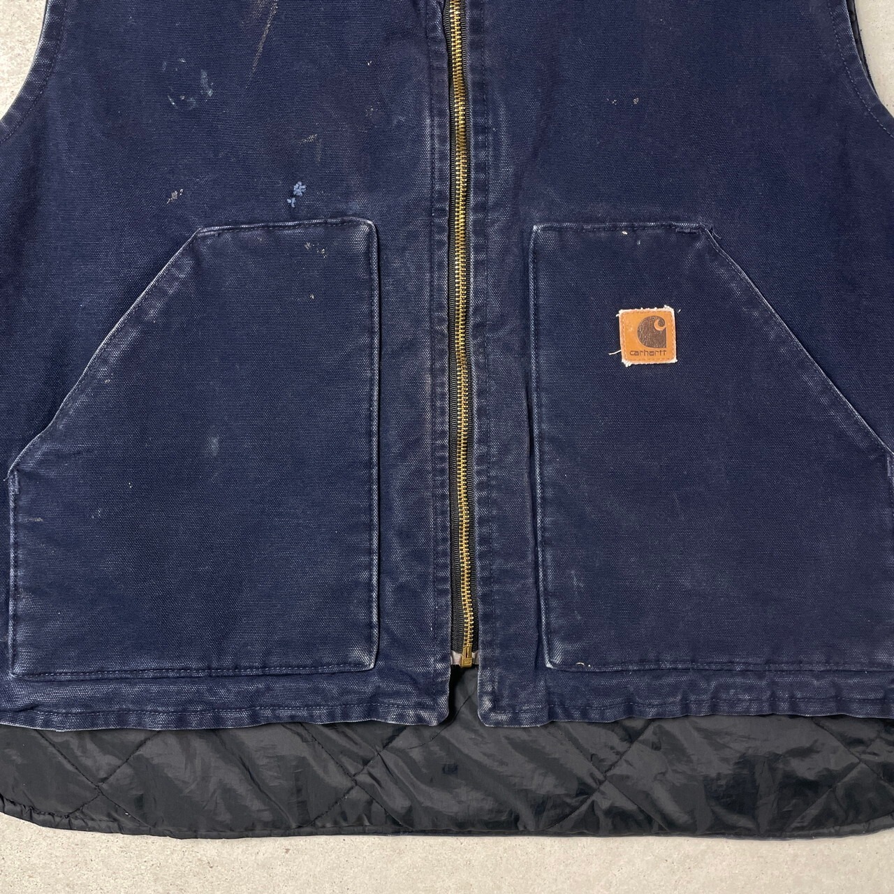 90年代 USA製 Carhartt カーハート ダック地 ワークベスト 