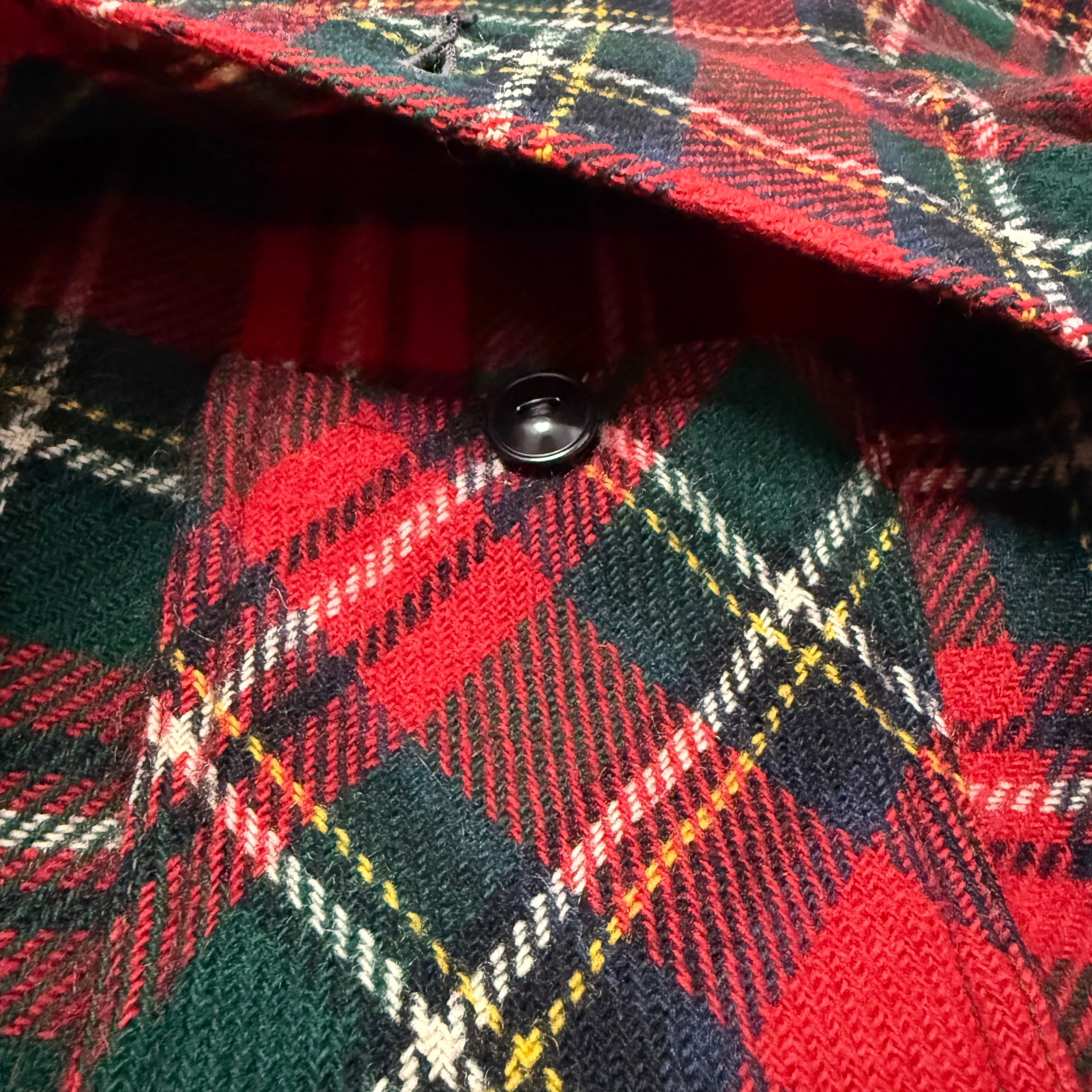 JOHNSON WOOLEN MILLS タータンチェック ウール マッキーノジャケット