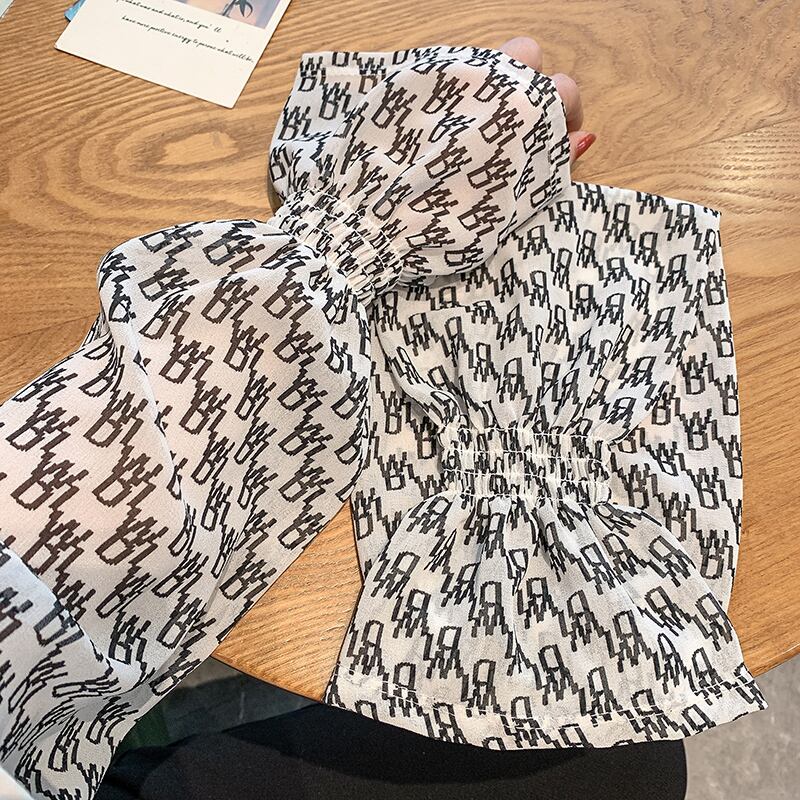 サマー薄手グローブ ルーズアーム 大きめサイズ 夏物 ブラック・アイド・ピーズ38147866824