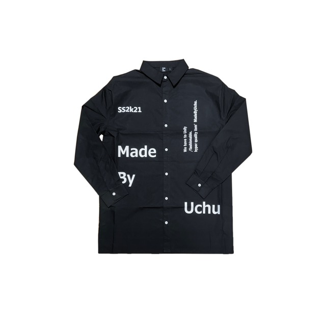 【Uchu】 MADEBYUCHU premier shirt / black