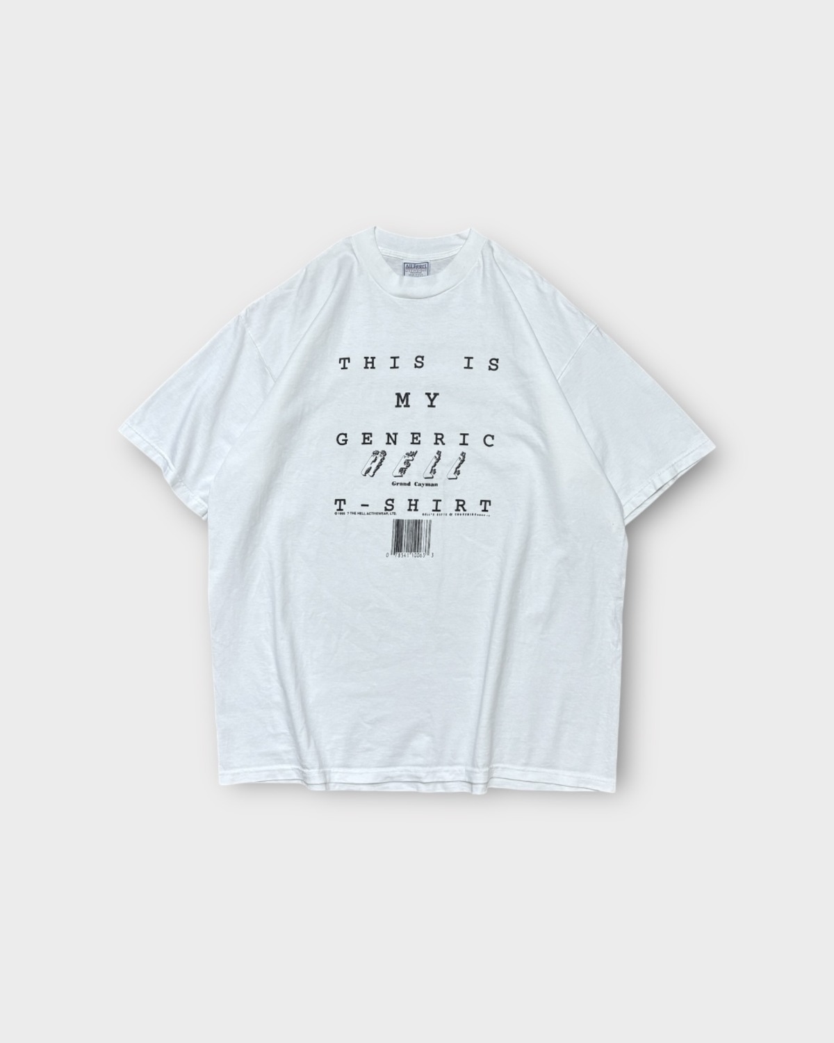【VINTAGE】1995 “GENERIC HELL T-SHIRT” Printed T-Shirt MADE IN USA | 安心院商店