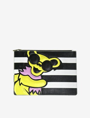 Alice+Olivia GRATEFUL DEAD BEAR" Clutch bag アリス＋オリビア×グレイトフル・デッドベア クラッチバッグ