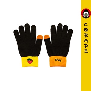 【現品SALE】Sorsor手袋　coradeオレンジ手袋 　メンズ・レディース・ユニセックス