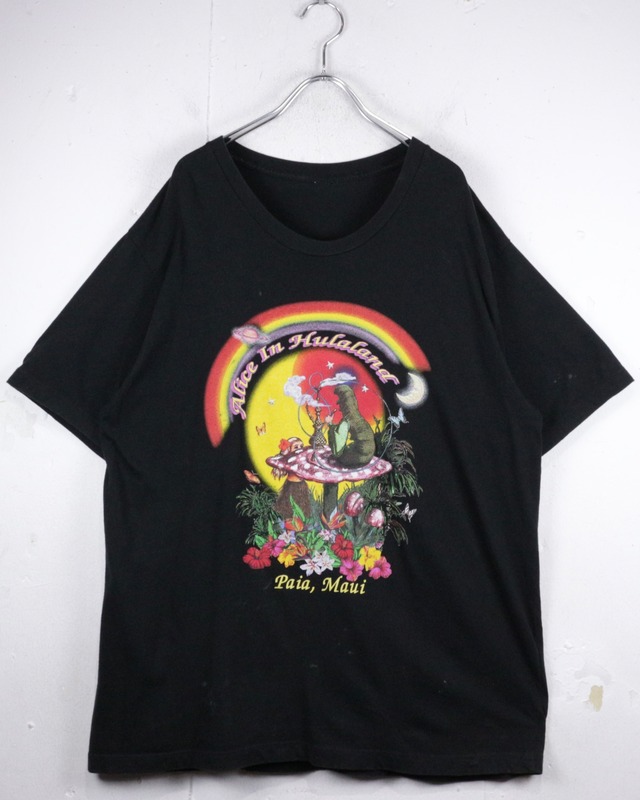 【Caka act2】“Alice in Hulaland” Hommage Design Vintage T-Shirt