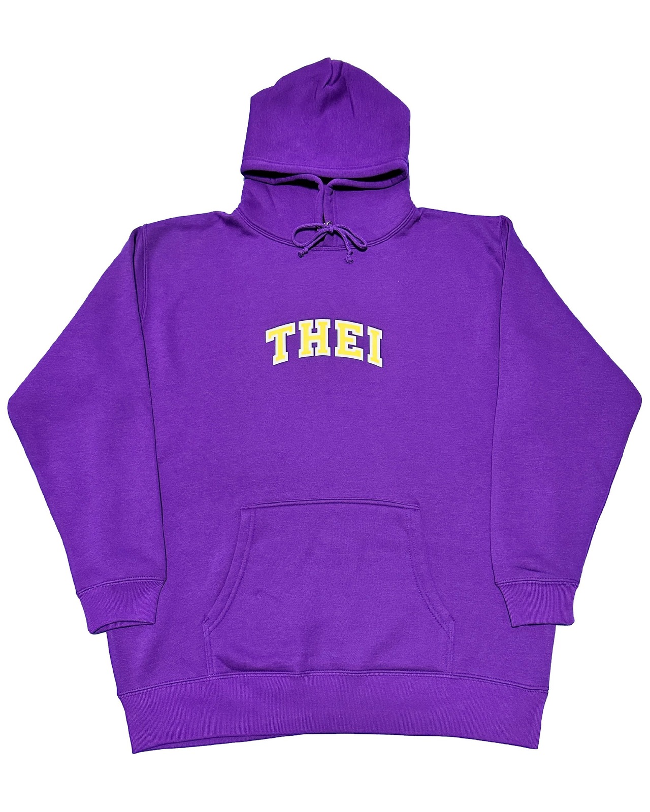 COLLEGE SWEAT HOODIE - PURPLE