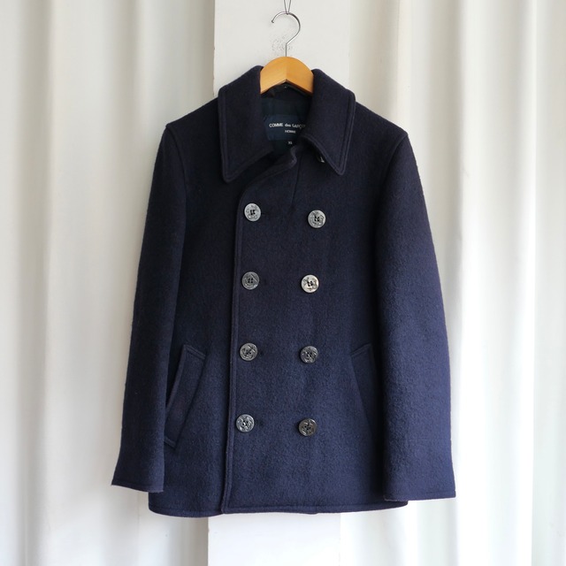 COMME des GARCONS HOMME WOOL PEA COAT