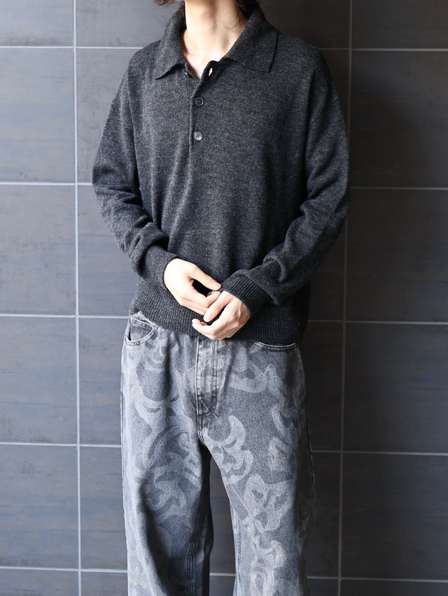 【26aw/ROLDSKOV】rambo polo dark grey