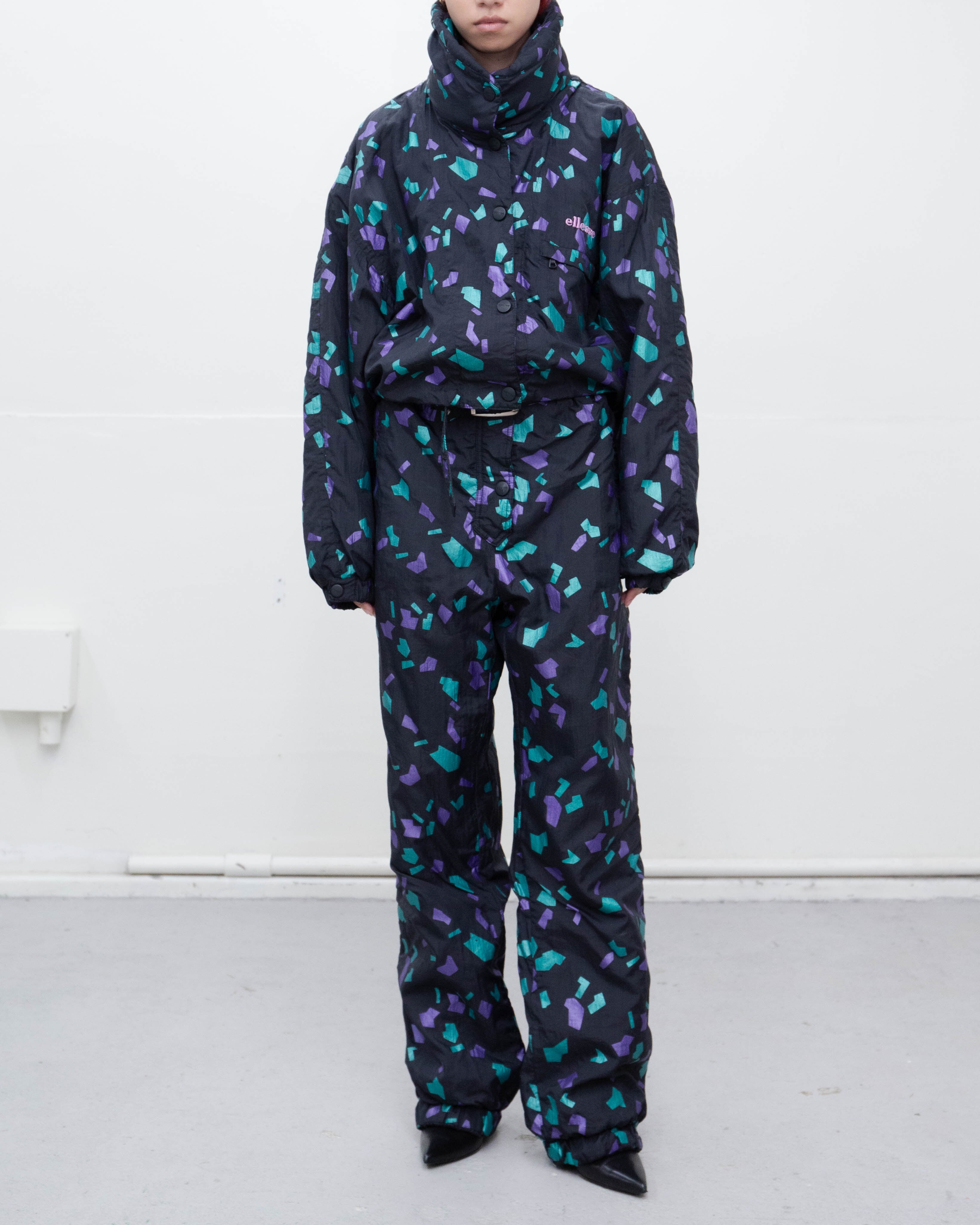 1980s ellesse - abstract nylon jumpsuit | LUIK FINN