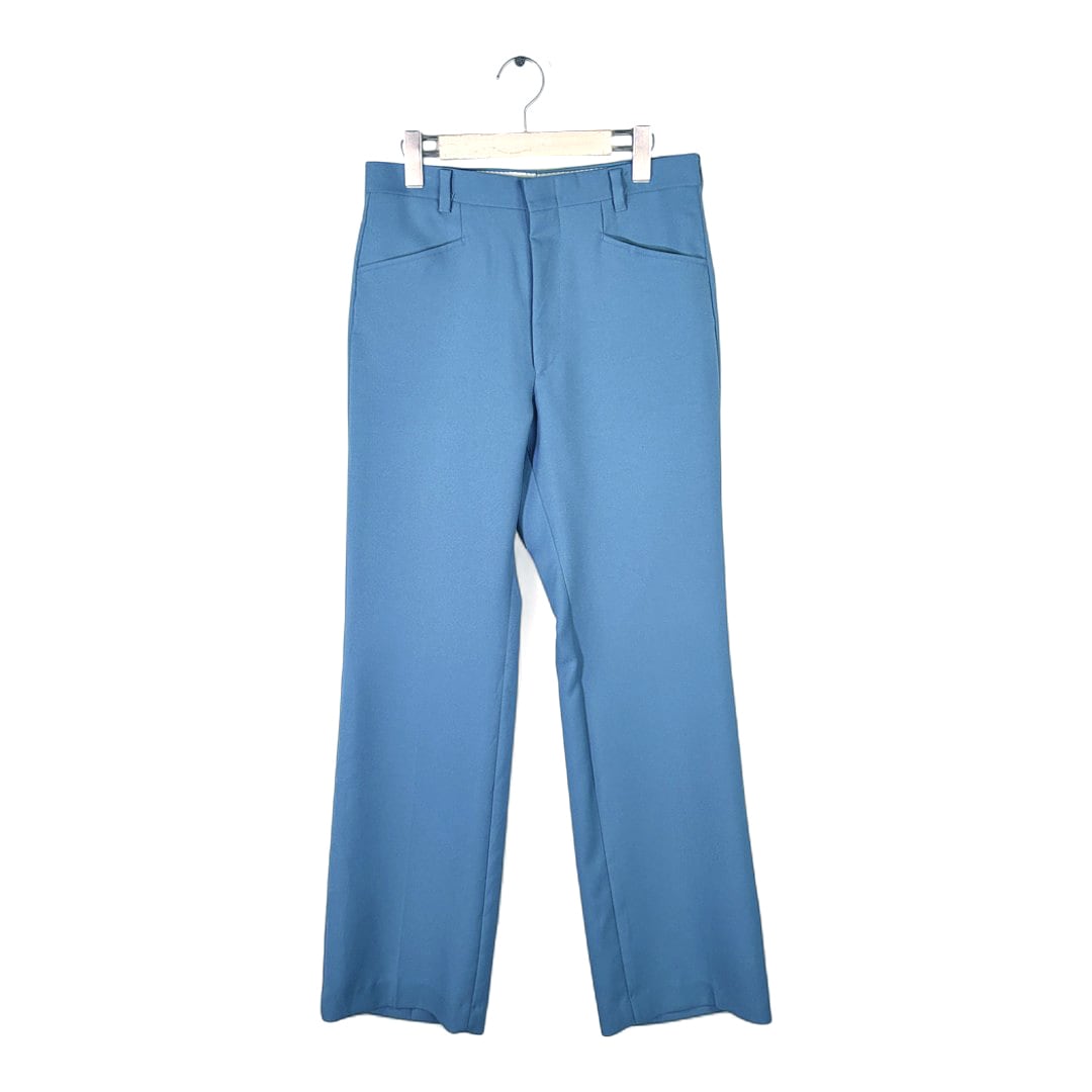 70s リーバイス ヴィンテージ ポリエステルパンツ スタプレ アクションスラックス PANATERA Levis サイズW34 古着 EZ0834