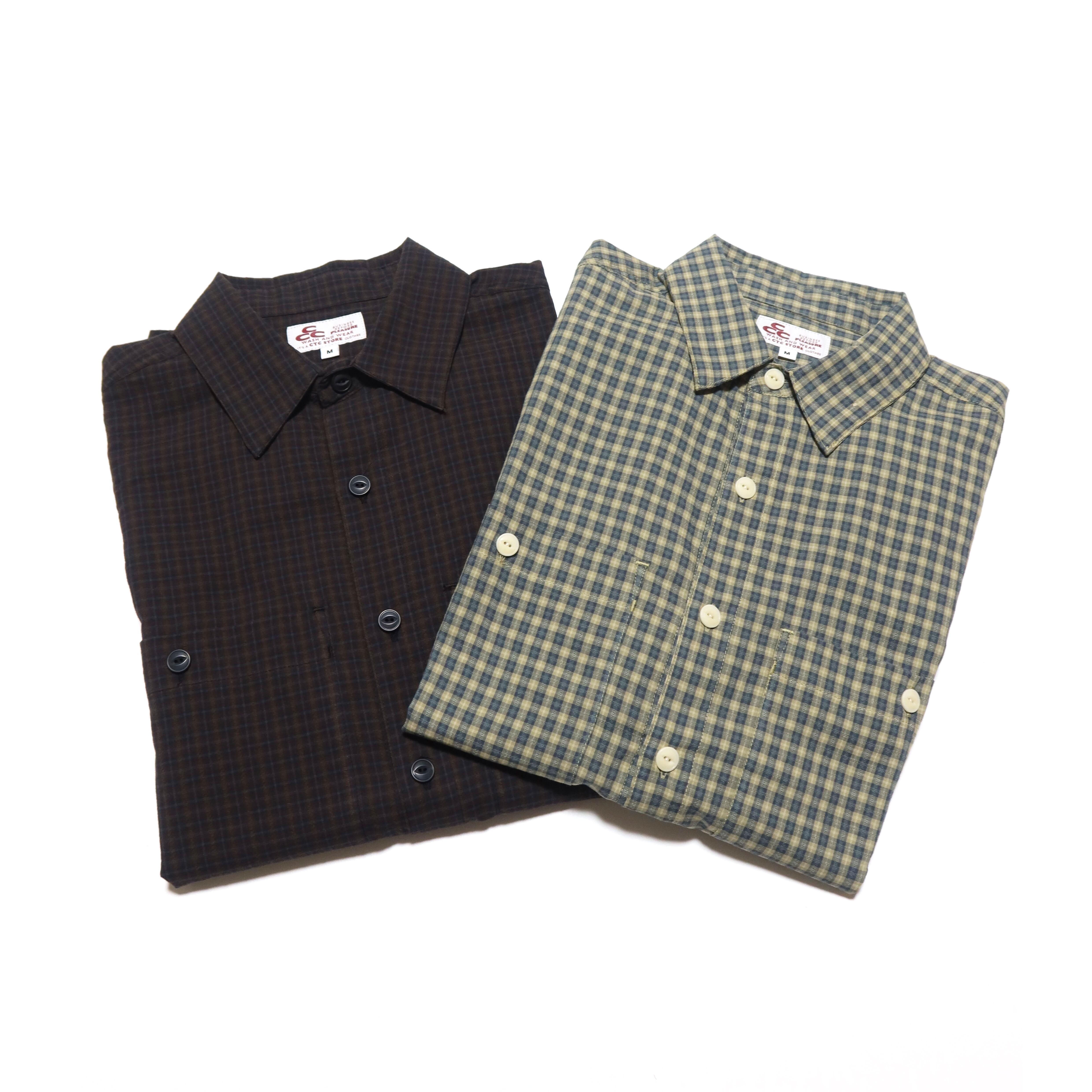 CTC STORE DOBBY CHECK SHIRTS | CTC STORE