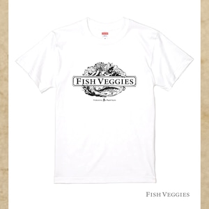 FISH VEGGIES　Tシャツ（ホワイト）