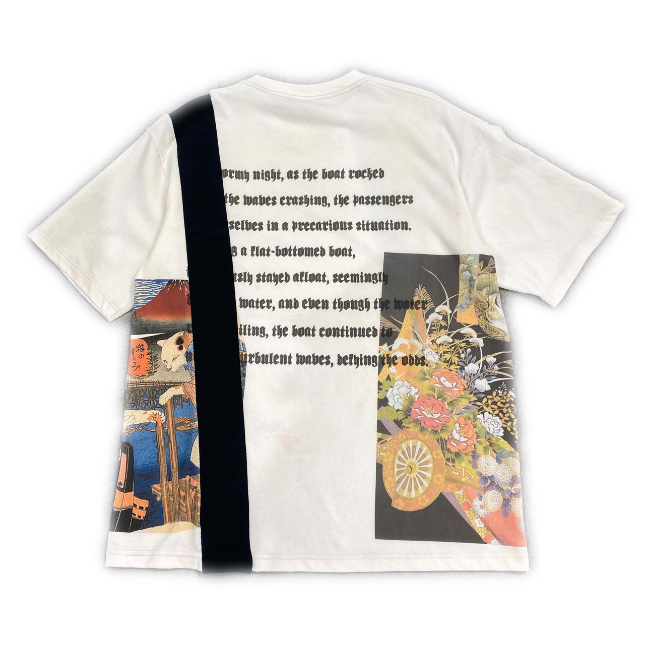 【tshirts246】M size  KIMONO &  print T-SHIRTS