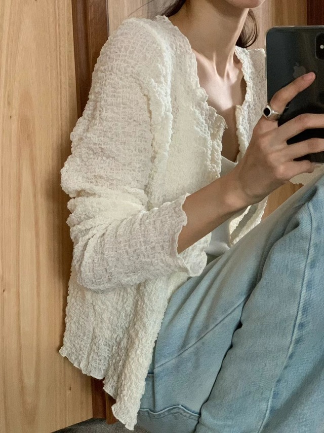 (予約) ounce / Brush denim pants 1color