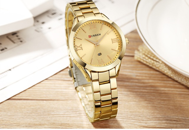 CURREN LT-C9007(gold) レディース腕時計