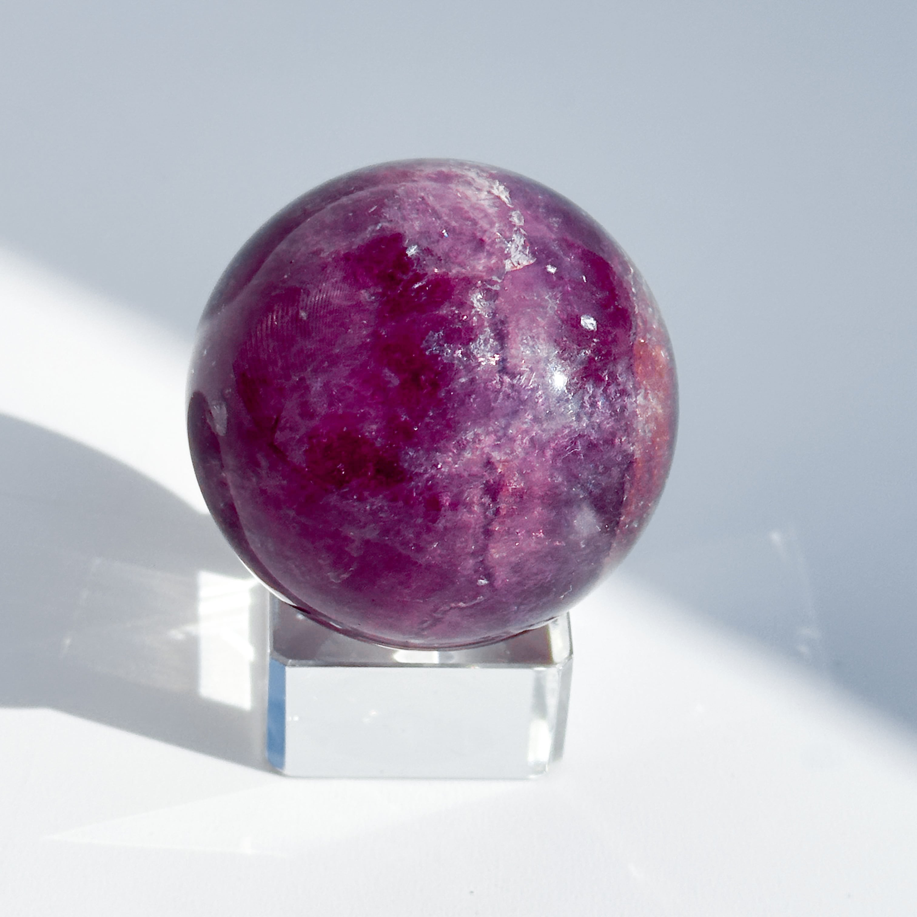 パープルフローライト スフィア（丸玉）14◇Purple Fluorite Sphere