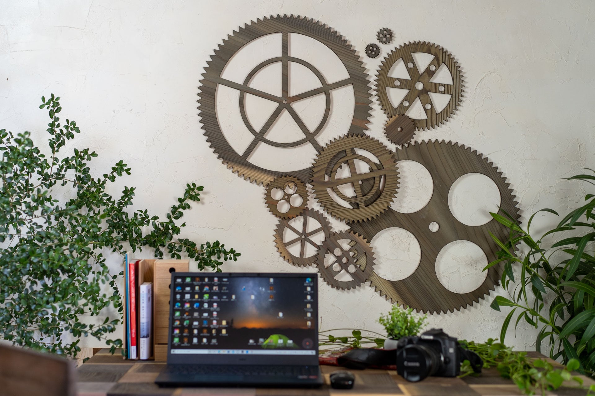 【青色マーガレットさま専用】ウォールデコレーション2点セット 青色マーガレットさま専用】ウォールデコレーション2点セット