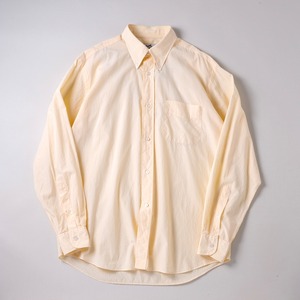 【定価15万】HERMES special B.D. Cotton shirt made in France yellow check mint condition ／ エルメス スペシャル コットン シャツ イエロー チェック フランス製 サイズ42 実寸L 長袖 エクストラコンディション
