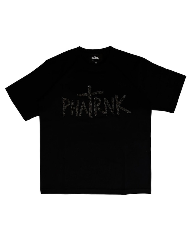 BASIC FRONT LOGO RHINE STONE TEE