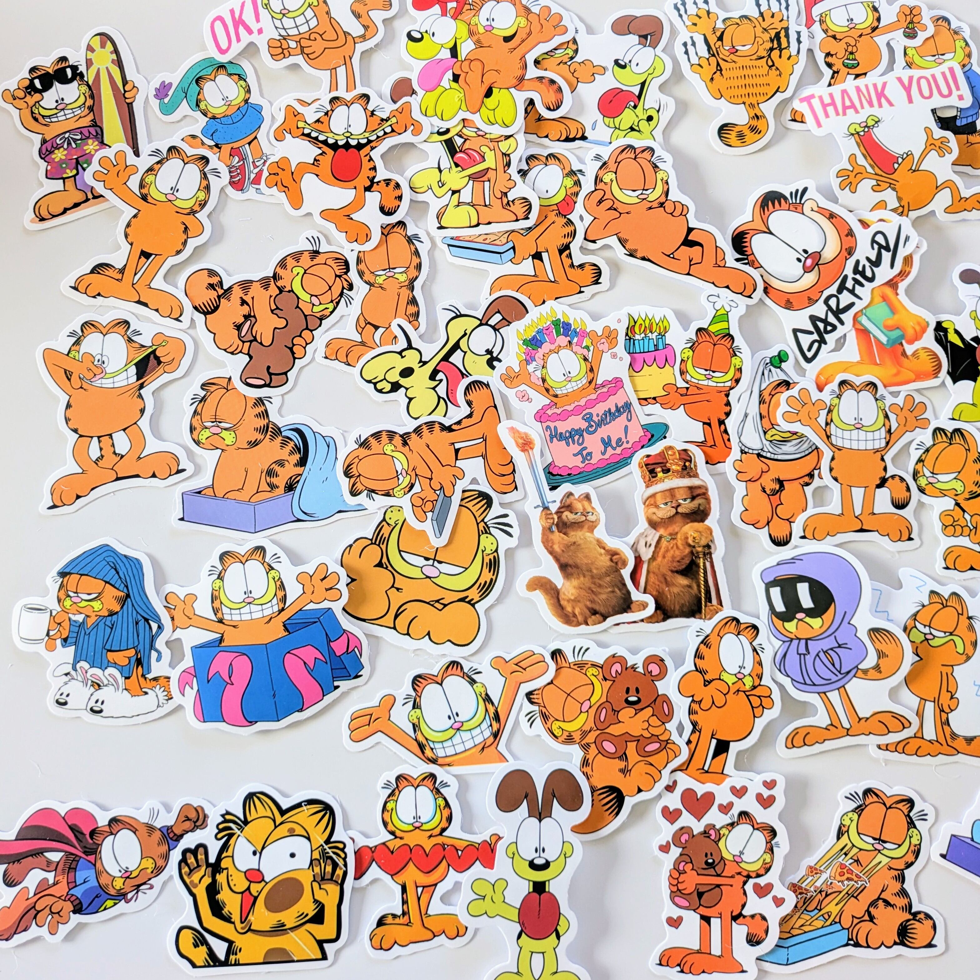 送料無料!【 Garfield / ガーフィールド 】STICKER(ステッカー)50枚SET 〚アメリカン雑貨 アメトイ〛