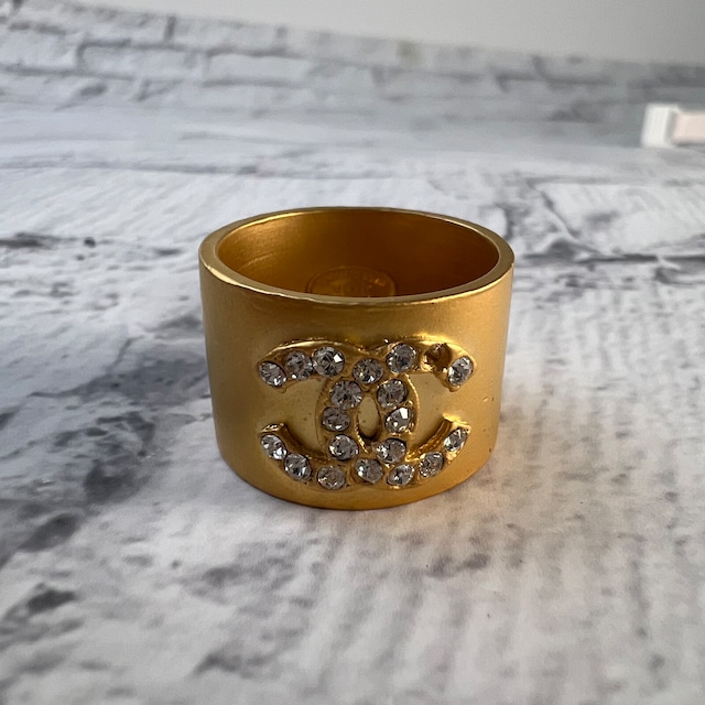 【最終処分SALE】CHANEL シャネル ココマーク リング #12 01A アクセサリー ゴールド A-6811